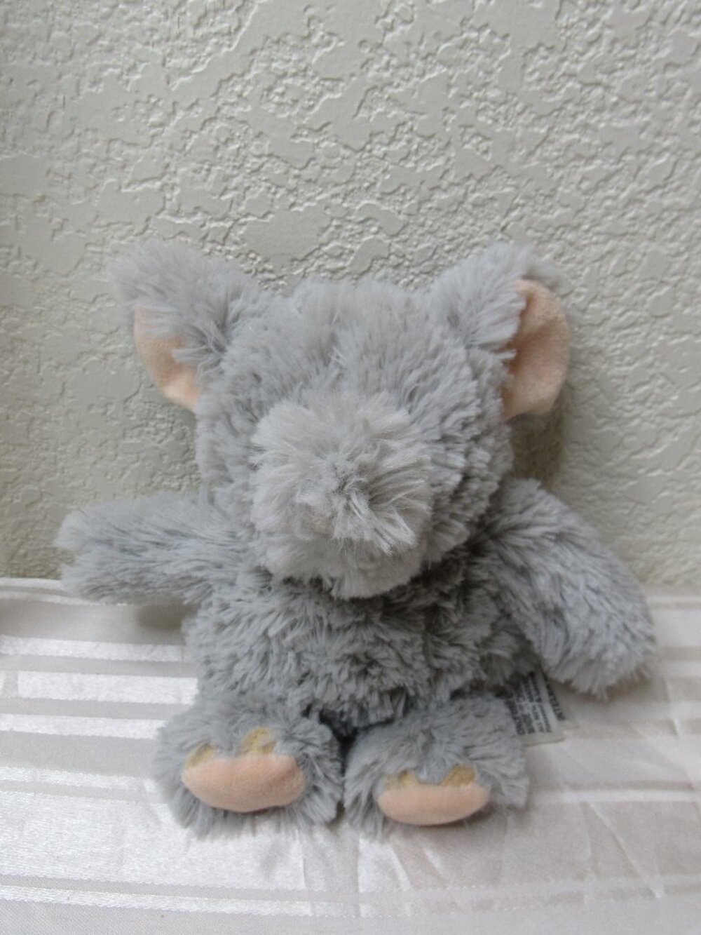 Warmies Gray Elephant Weighted Heatable Plush French Lavender Scented Mini Toy